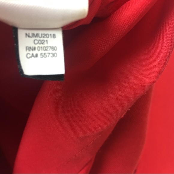 Kate Spade Red Button Wool Skirt 4 - Picture 7 of 7